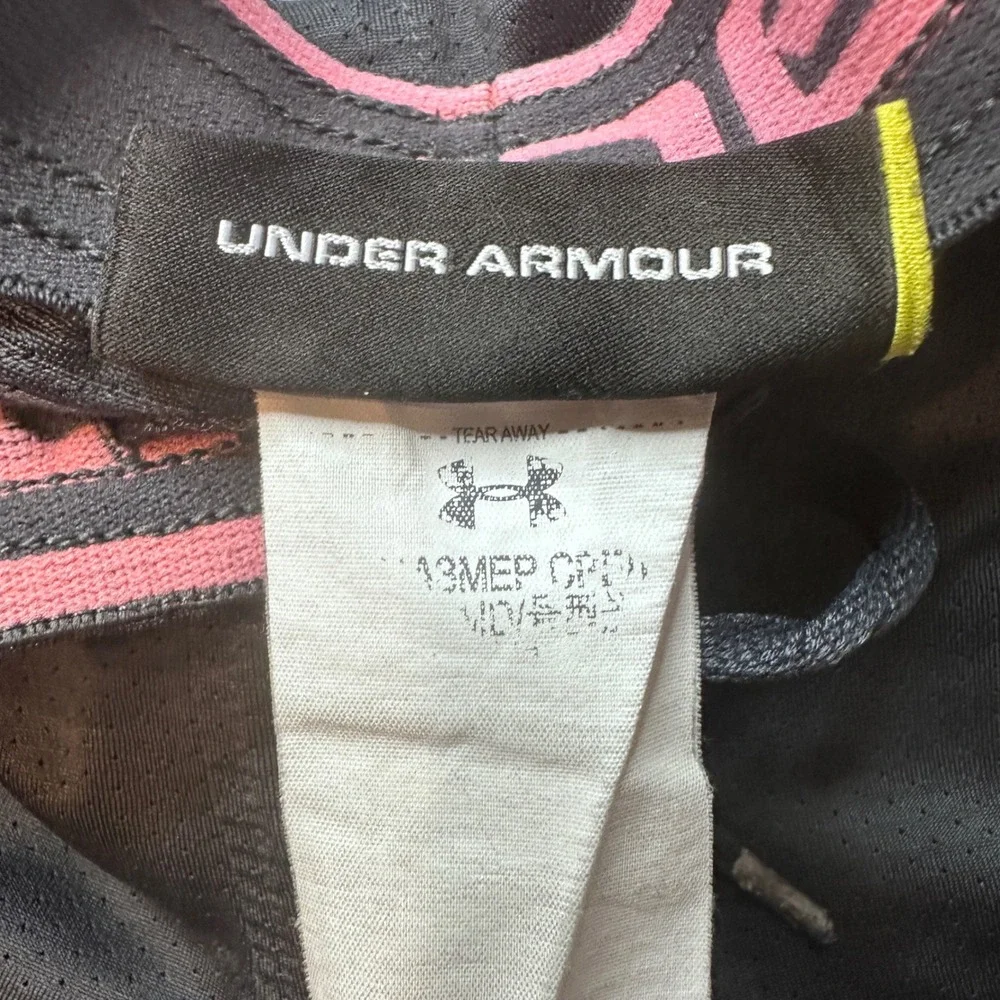 Under Armour Shorts Mens Medium Black Mesh Athletic Loose Fit 1271940 Pockets
